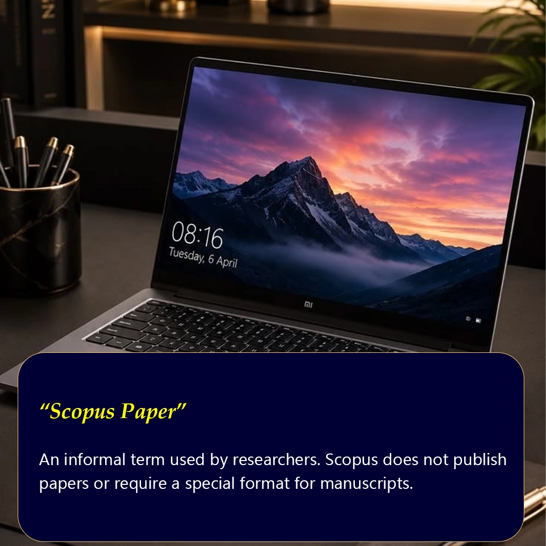 Scopus research paper and academic publishing